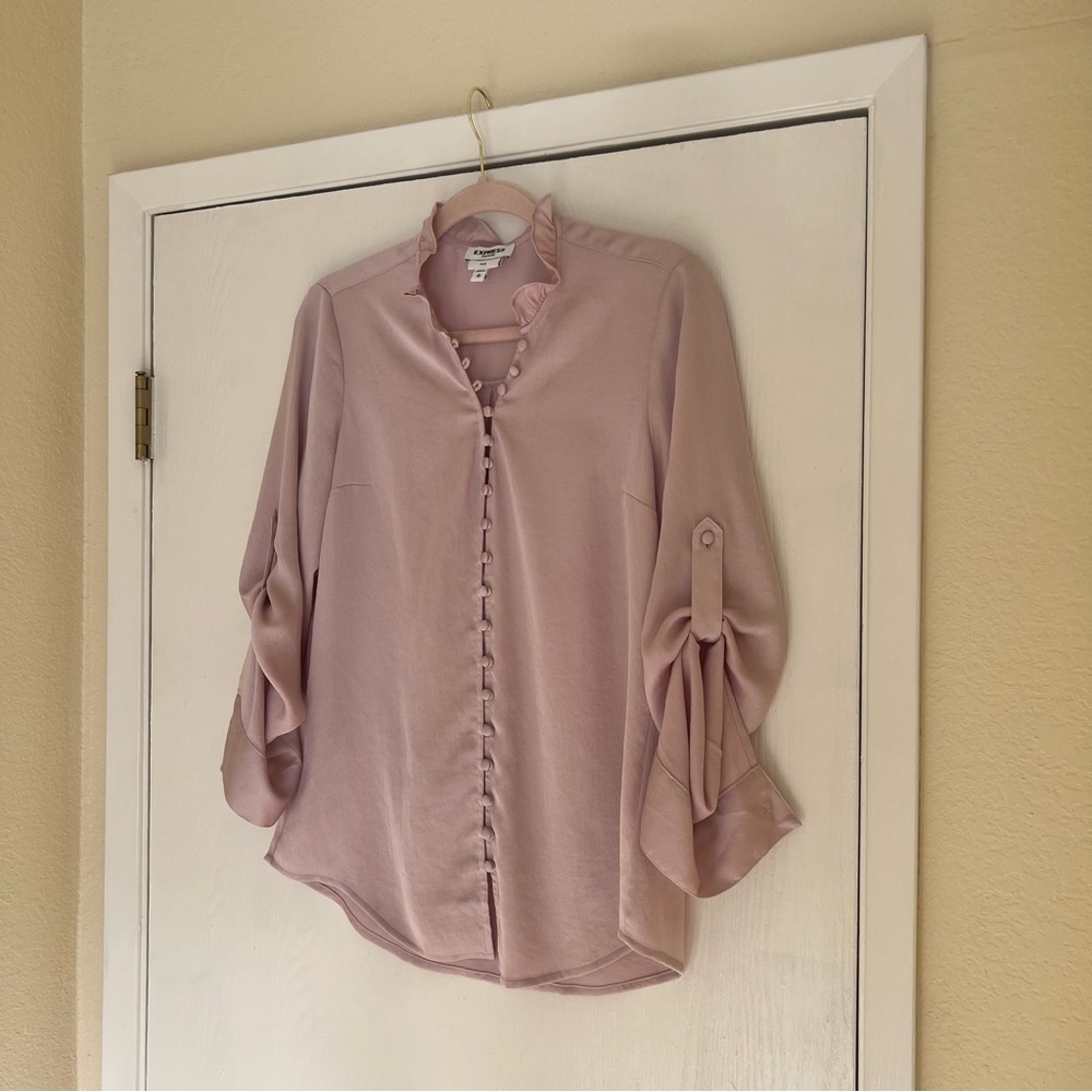 Express blouse in pink, size M